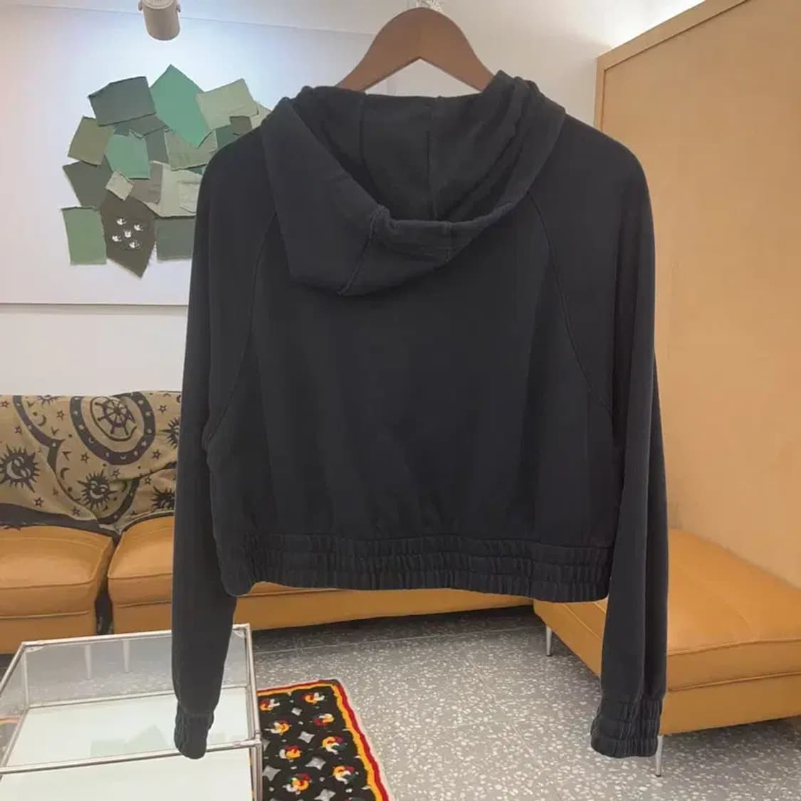 나이키 에어 올드스쿨 빈티지 빅로고 세미크롭 후드티 M C07819 상품이미지4