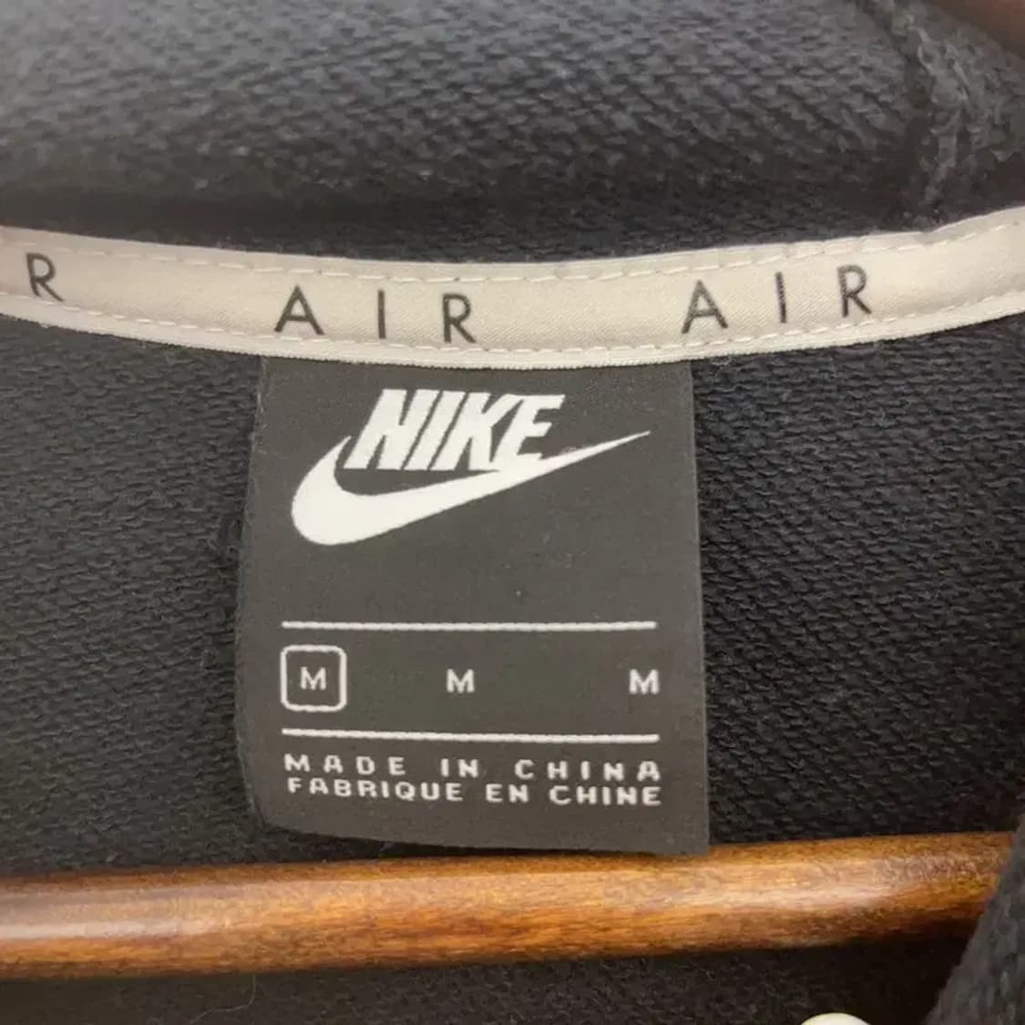 나이키 에어 올드스쿨 빈티지 빅로고 세미크롭 후드티 M C07819 상품이미지5