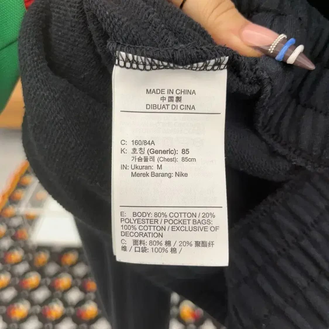 나이키 에어 올드스쿨 빈티지 빅로고 세미크롭 후드티 M C07819 상품이미지6