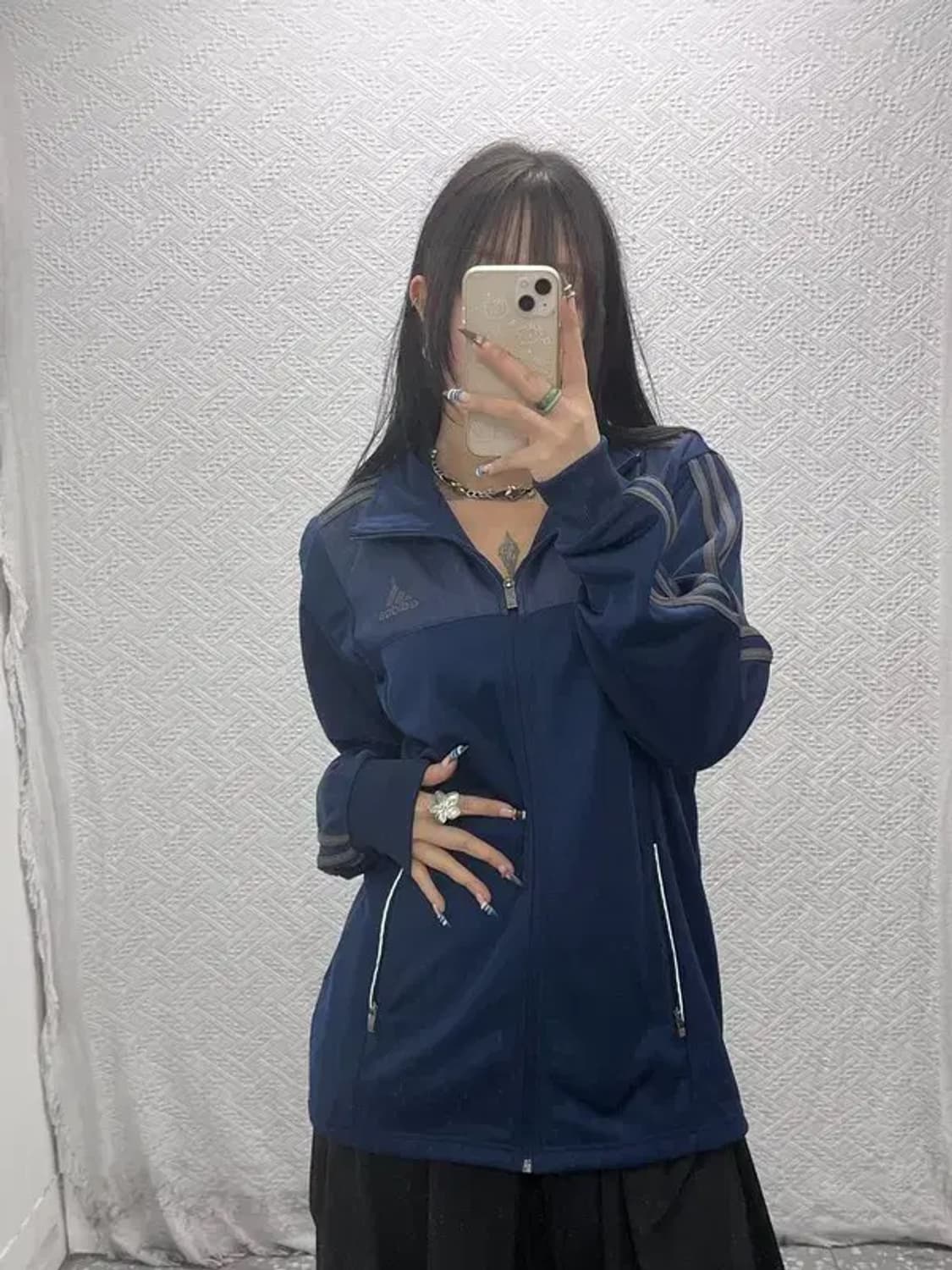 아디다스 올드스쿨 레트로 네이비 트랙탑 져지 집업 105 C07799 상품이미지1