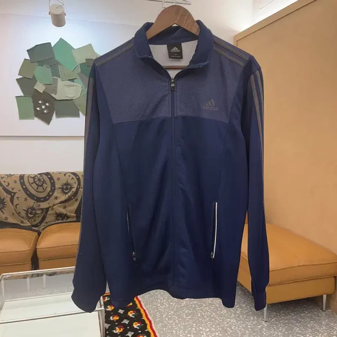 아디다스 올드스쿨 레트로 네이비 트랙탑 져지 집업 105 C07799 상품이미지3