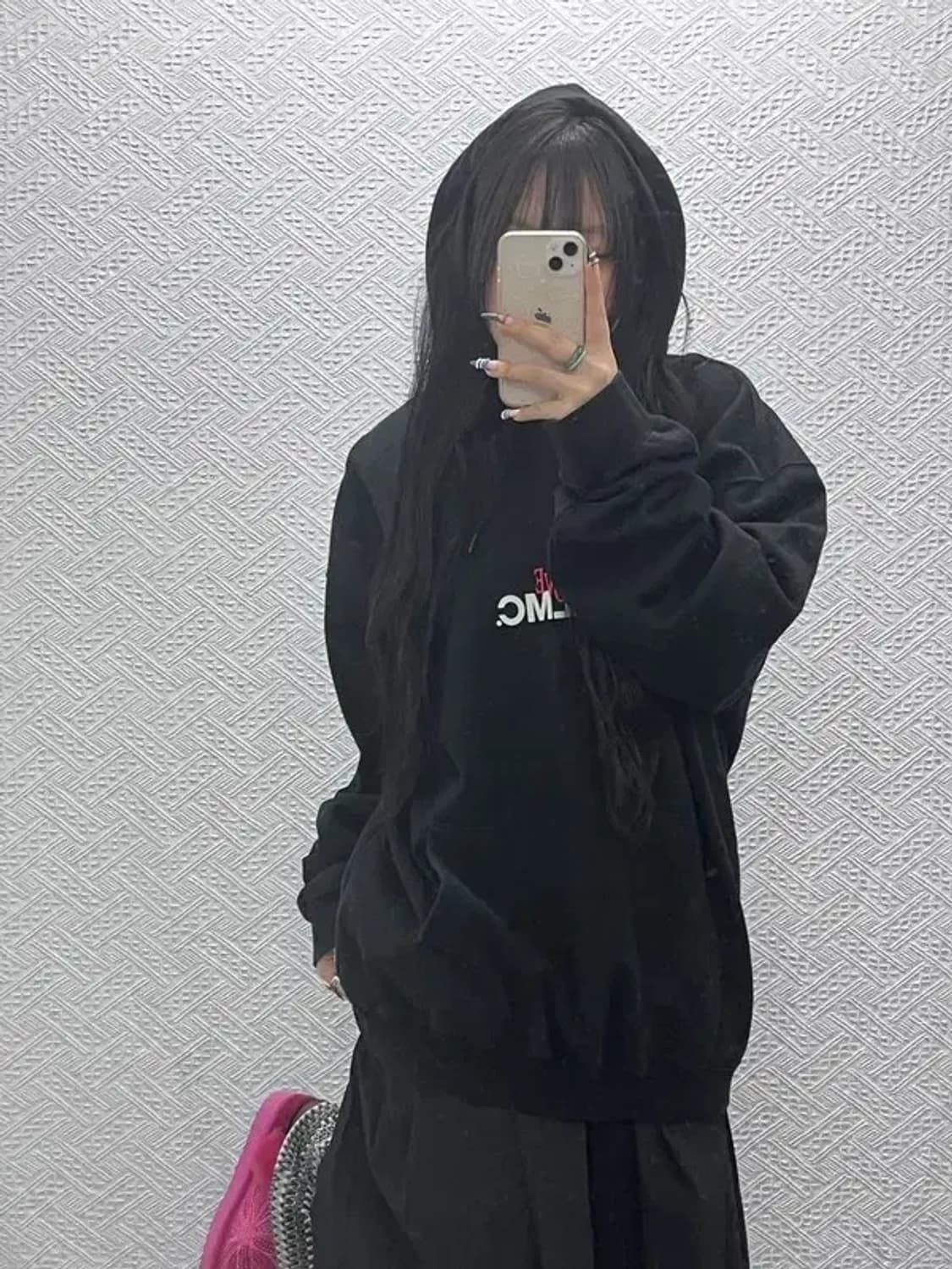 LMC X A60VE 빈티지 스트릿 힙합 오버핏 후드티 L C07820 상품이미지1