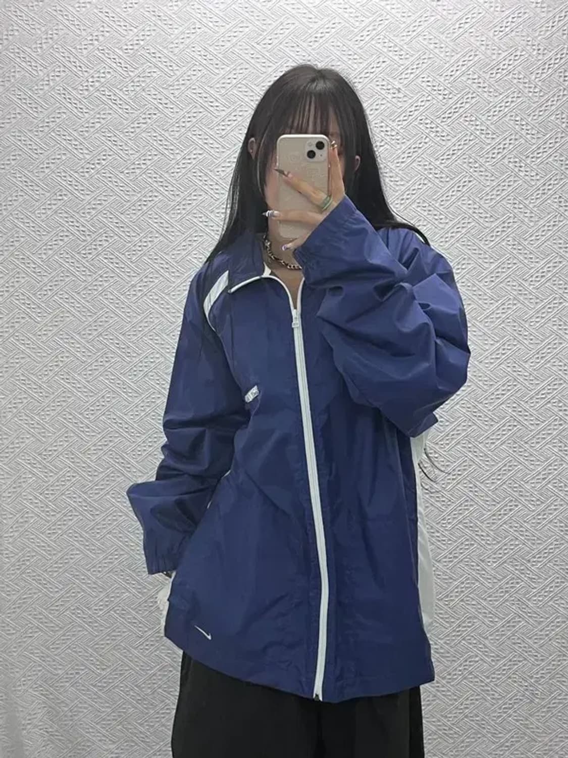 나이키 올드스쿨 빈티지 오버핏 바람막이 자켓 XL C07805 상품이미지1