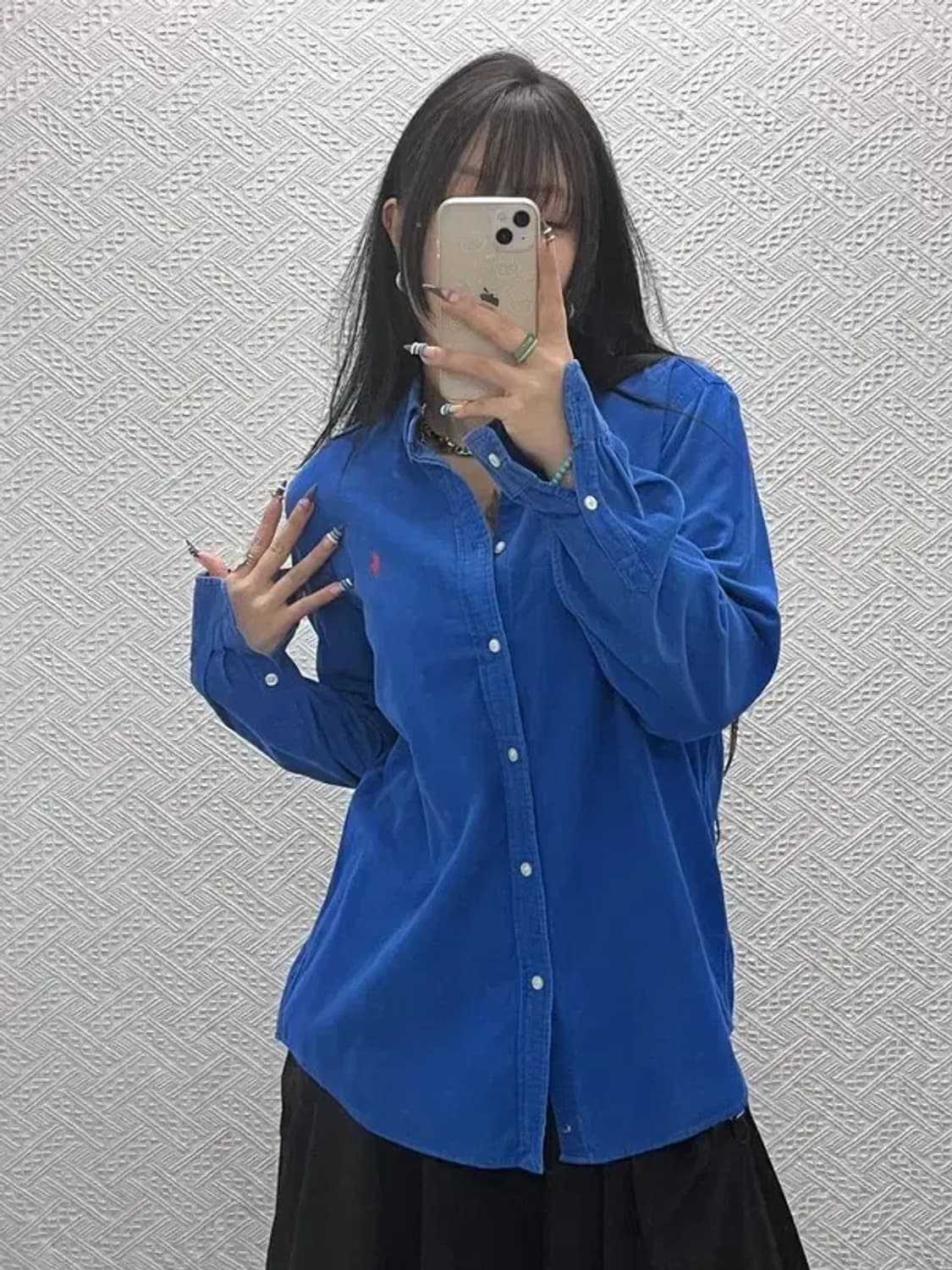 폴로 랄프로렌 올드스쿨 빈티지 코듀로이 골덴 셔츠 XL C07814 상품이미지1