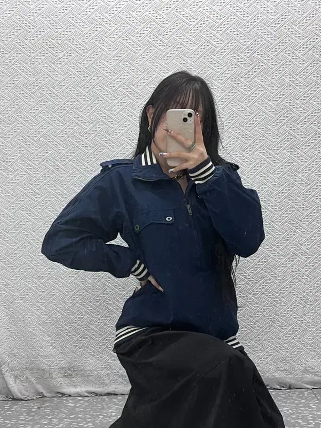 아디다스 흑탭 올드스쿨 레트로 프레피 블루종 자켓 105 C07807 상품이미지1