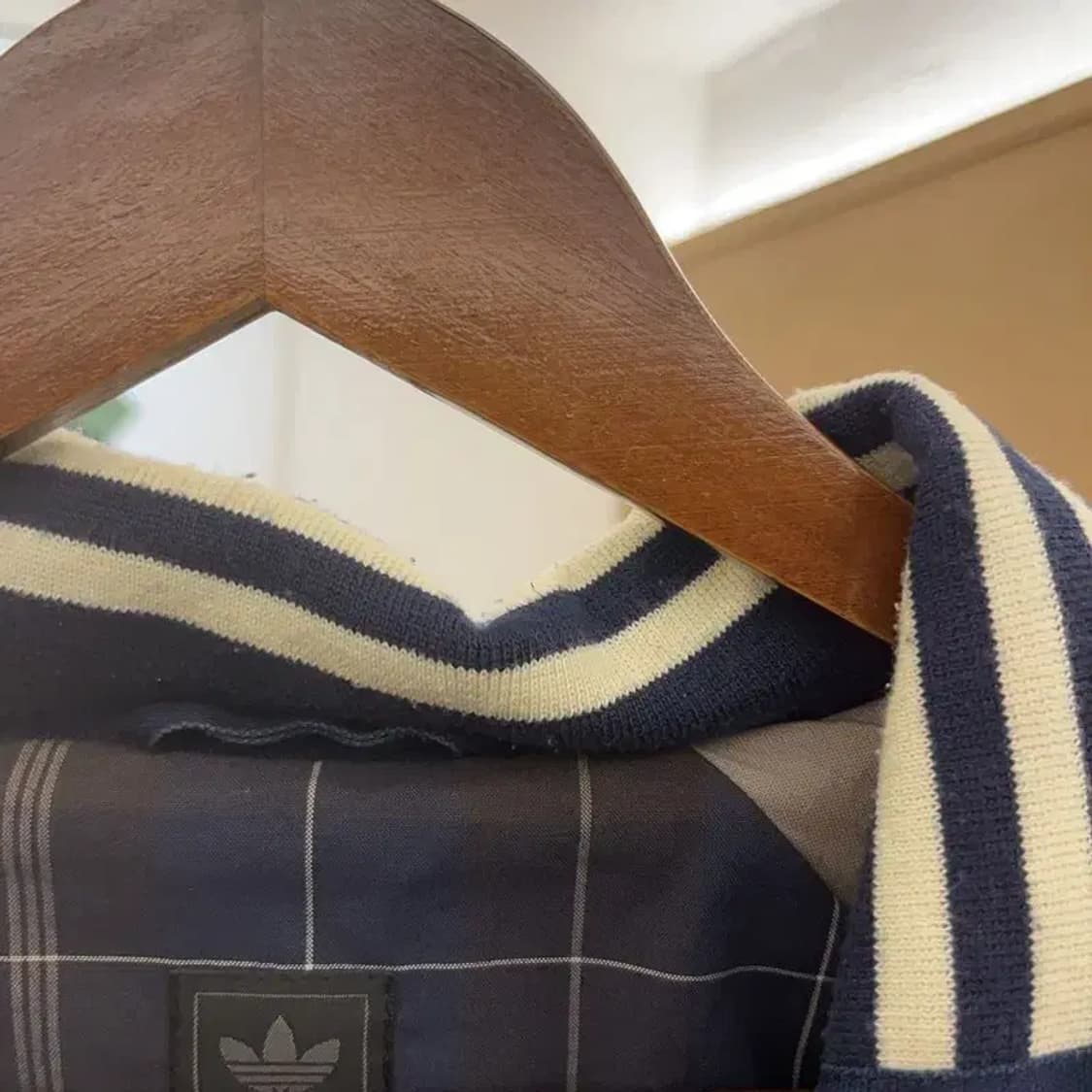 아디다스 흑탭 올드스쿨 레트로 프레피 블루종 자켓 105 C07807 상품이미지7