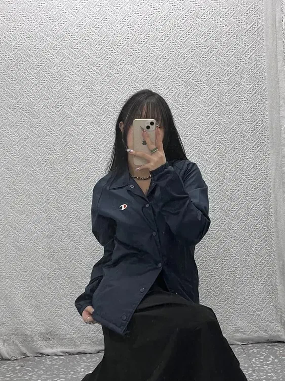 챔피언 올드스쿨 빈티지 바람막이 코치자켓 S C07826 상품이미지2