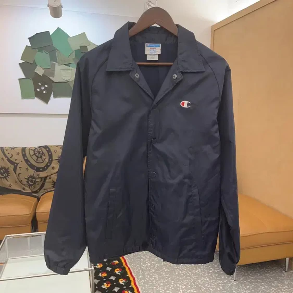 챔피언 올드스쿨 빈티지 바람막이 코치자켓 S C07826 상품이미지3