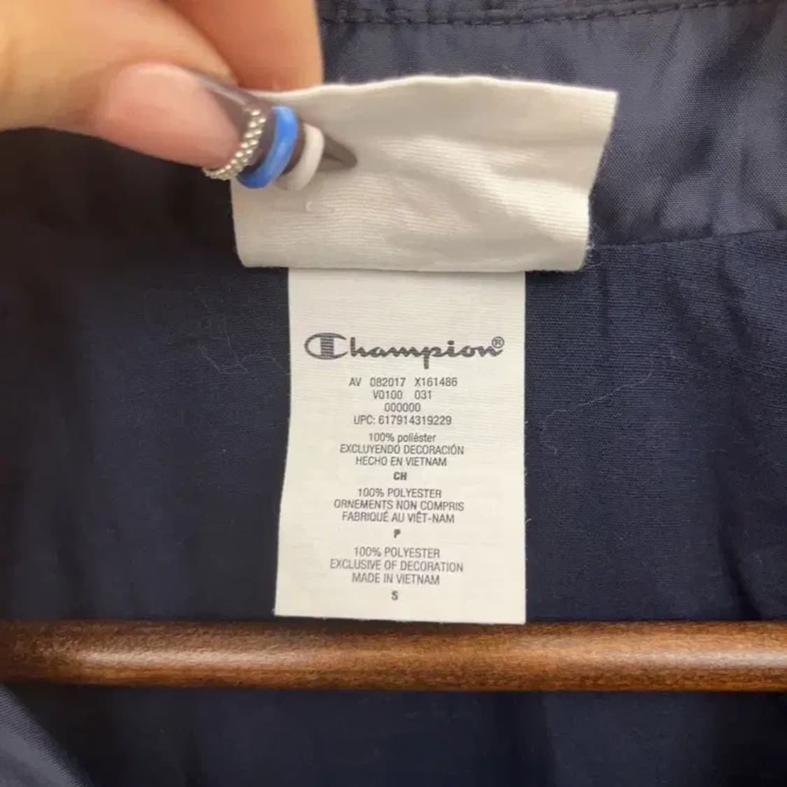 챔피언 올드스쿨 빈티지 바람막이 코치자켓 S C07826 상품이미지6