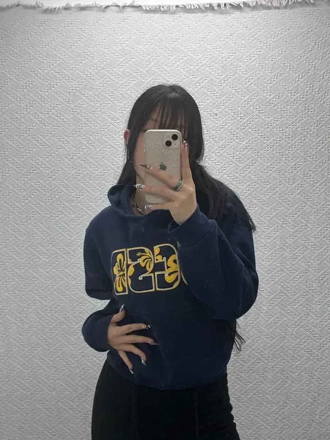 러셀 어센틱 UCSD 올드스쿨 키치 약기모 숏 후드티 XS C07850 상품이미지1