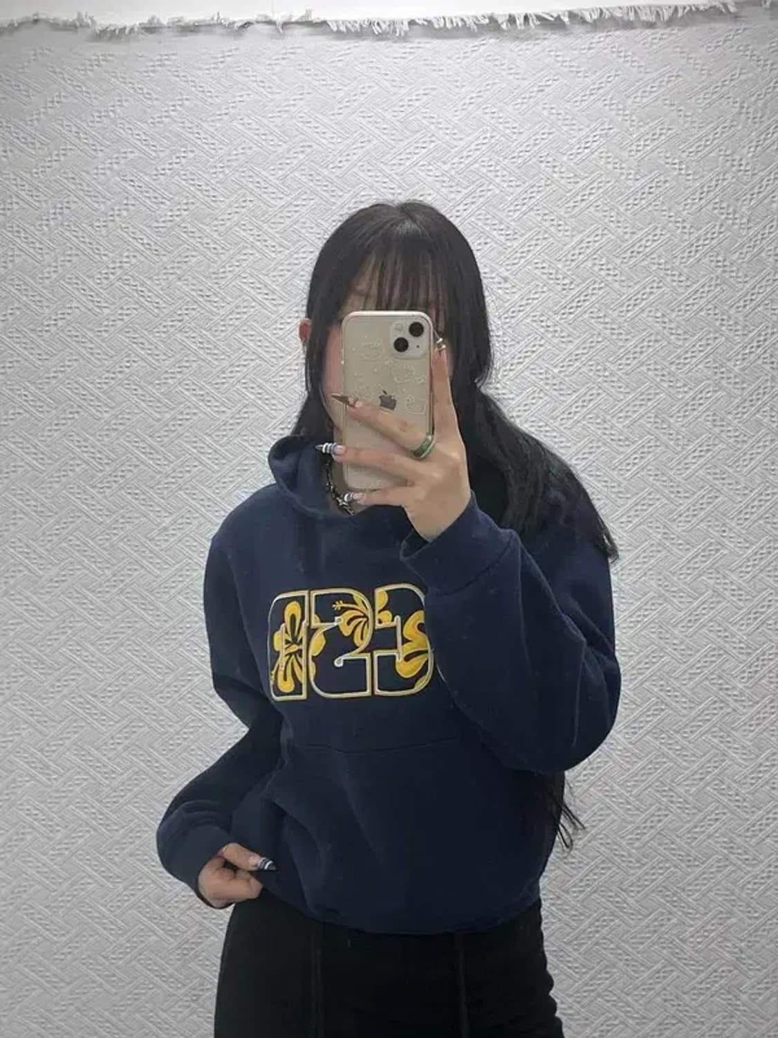 러셀 어센틱 UCSD 올드스쿨 키치 약기모 숏 후드티 XS C07850 상품이미지2