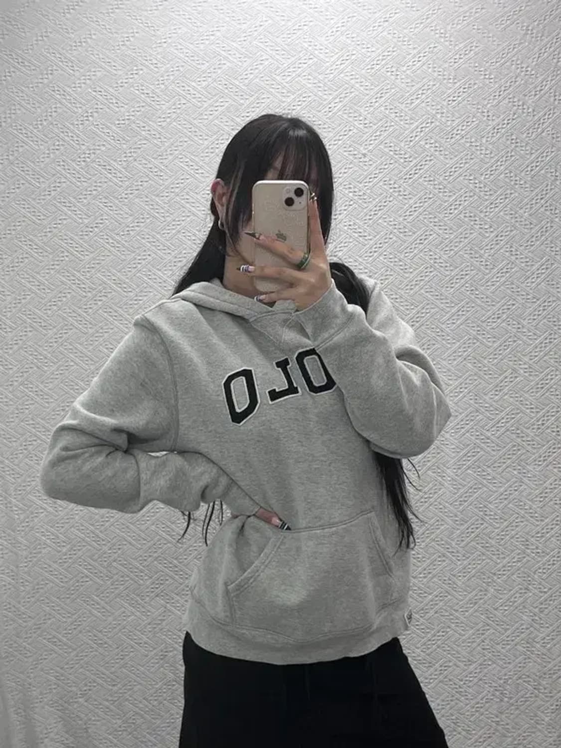 폴로 랄프로렌 빈티지 캐주얼 빅로고 기모 후드티 XL C07847 상품이미지2