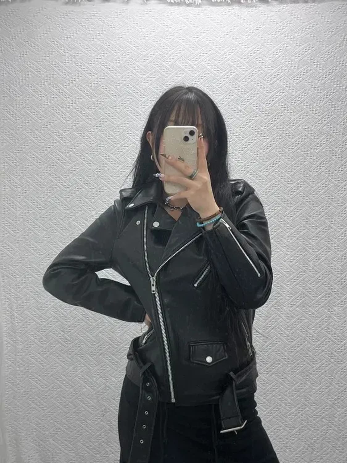 비바스튜디오 스트릿 락시크 바이커 라이더 자켓 M C07855 상품이미지1