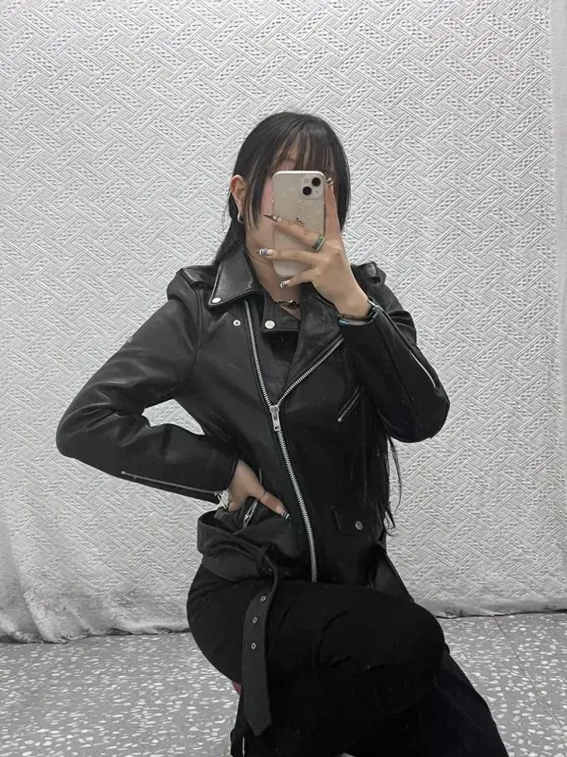 비바스튜디오 스트릿 락시크 바이커 라이더 자켓 M C07855 상품이미지2