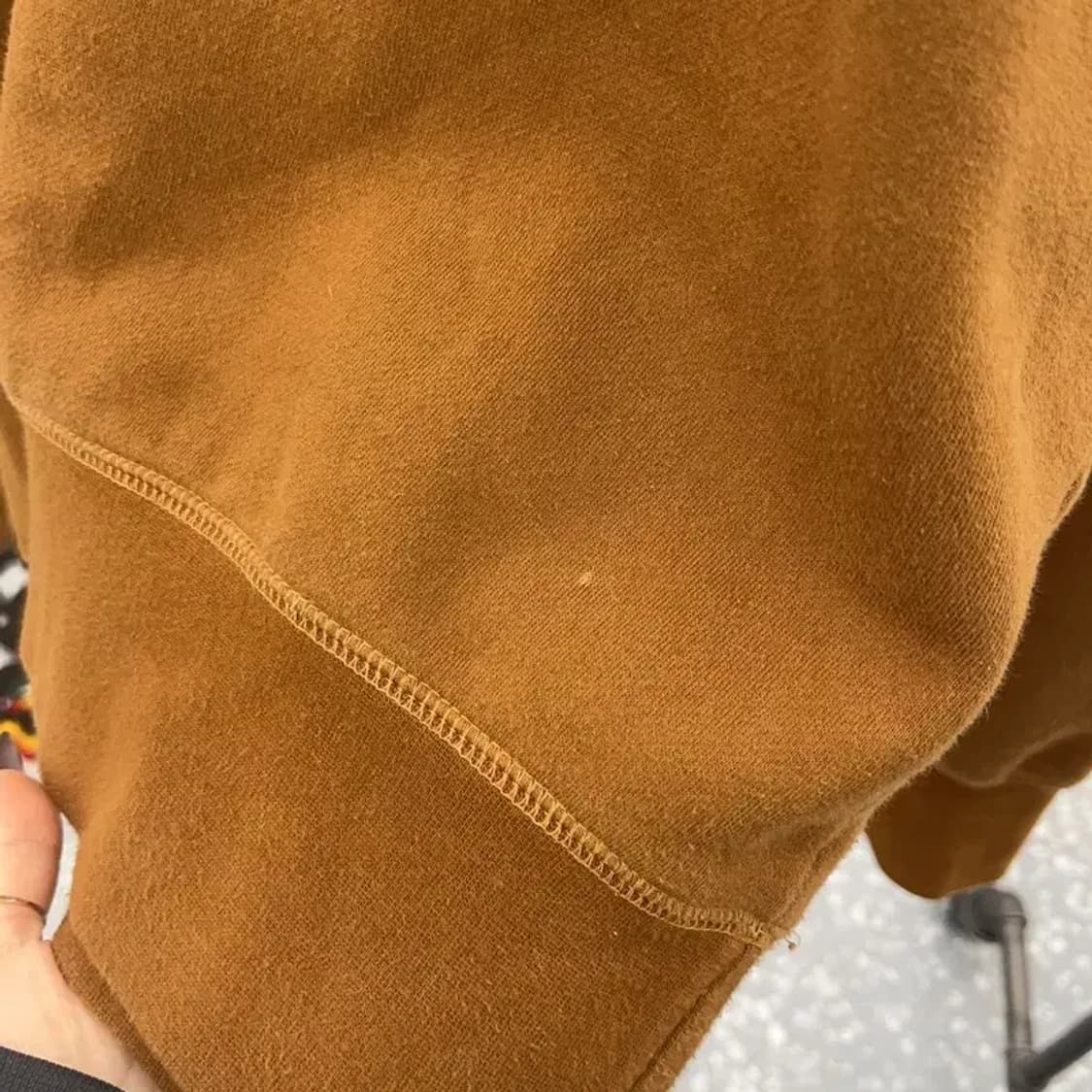 앤더슨벨 모던 캐주얼 폭닥브라운 빅로고 기모 맨투맨 L C07842 상품이미지7