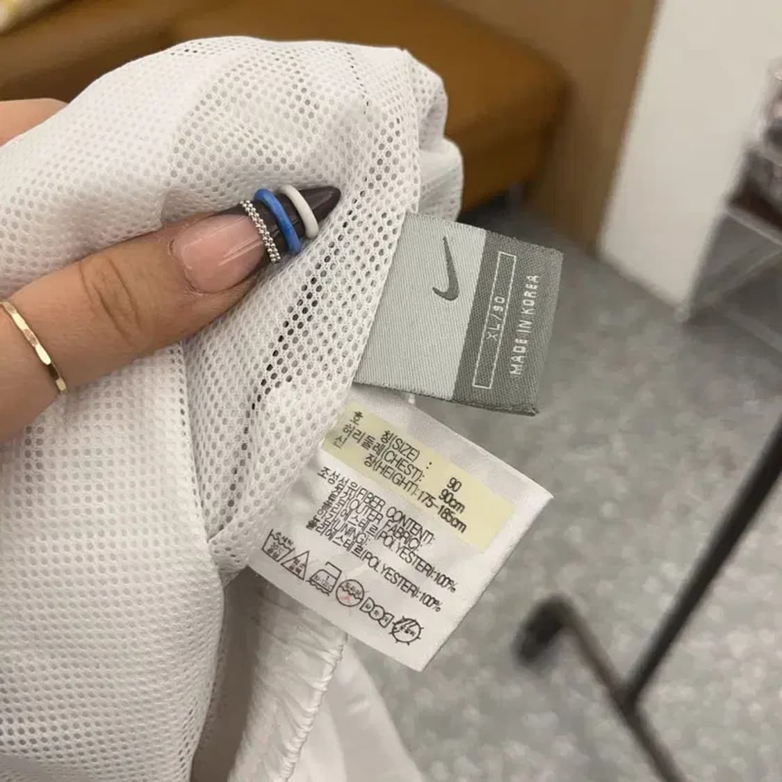 나이키 빈티지 00's 화이트 블랙 사이드라인 트랙팬츠 XL C07874 상품이미지6