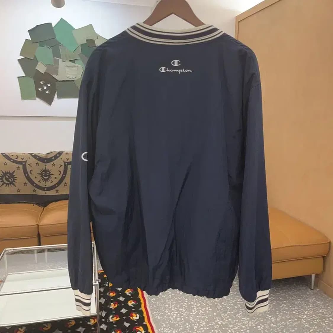 챔피온 90s 올드스쿨 일리노이주 오버핏 웜업 바람막이 M C07853 상품이미지4