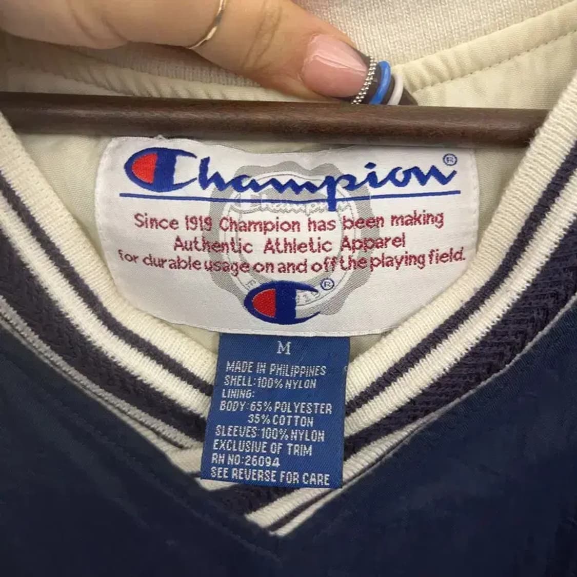 챔피온 90s 올드스쿨 일리노이주 오버핏 웜업 바람막이 M C07853 상품이미지5