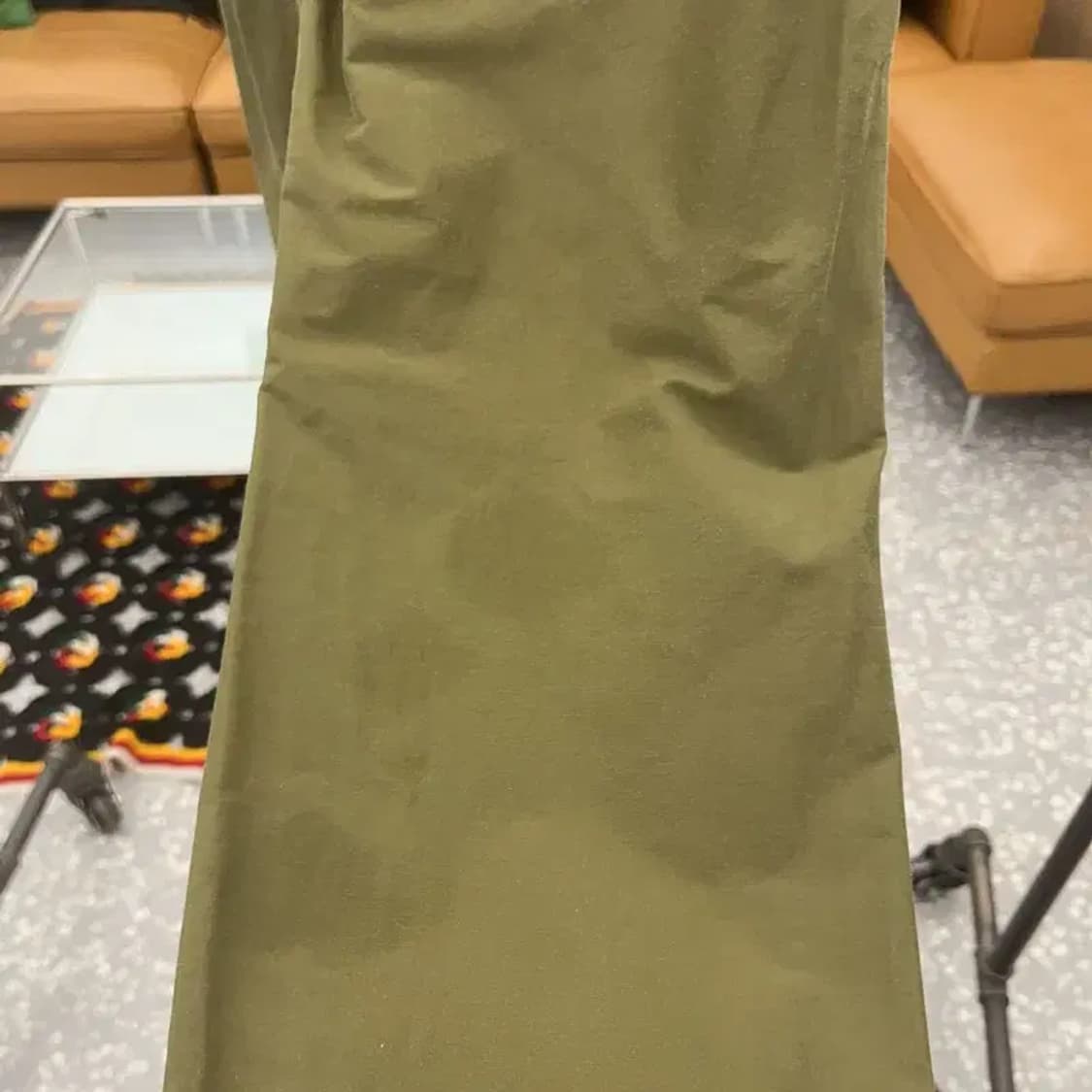 디스이즈네버댓 스트릿 힙합 사이드지퍼 말차카키 트랙팬츠 M C07876 상품이미지7