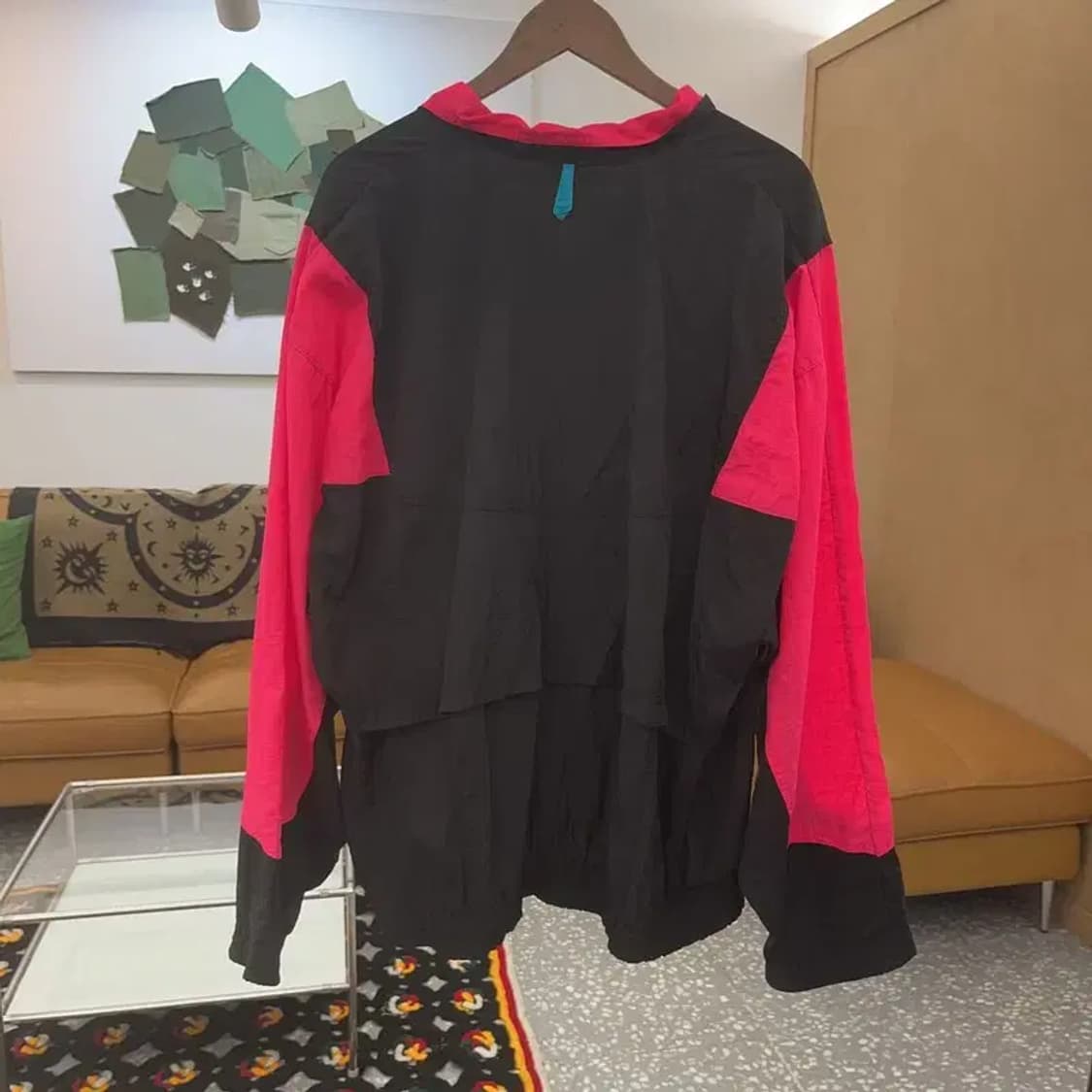 푸마 올드스쿨 레트로 멀티컬러 아노락 바람막이 XL C07854 상품이미지4