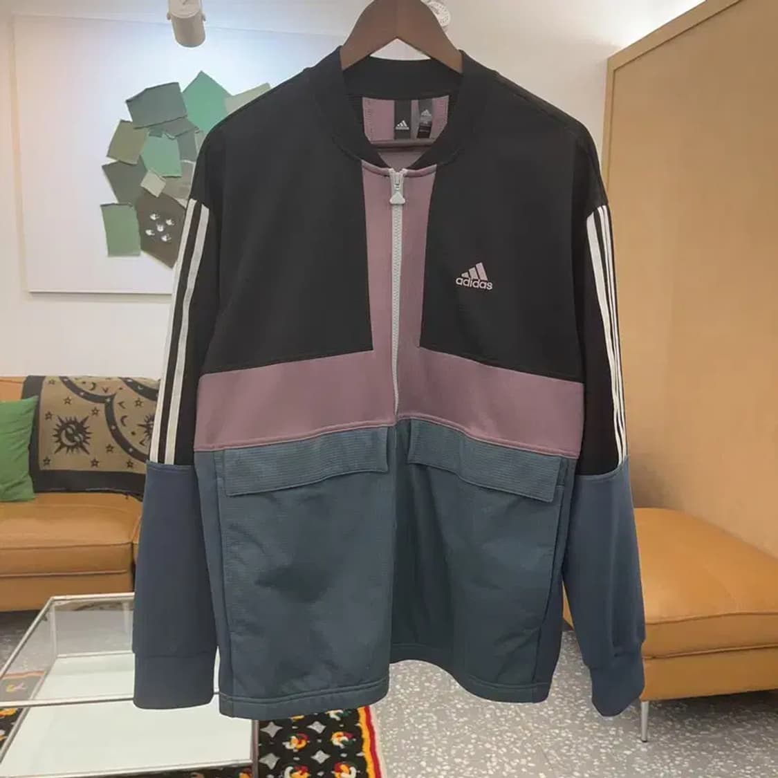 아디다스 올드스쿨 트리코트 트랙 져지 집업 자켓 2XL C07867 상품이미지3