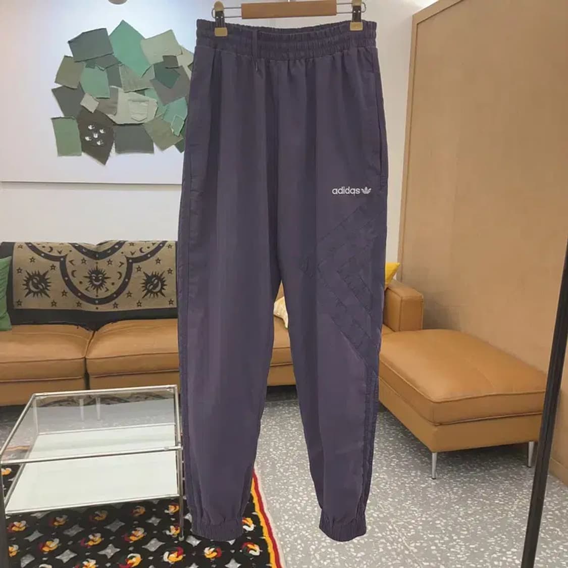 아디다스 올드스쿨 Y2K 파스텔 딥퍼플 트랙팬츠 M C07877 상품이미지3