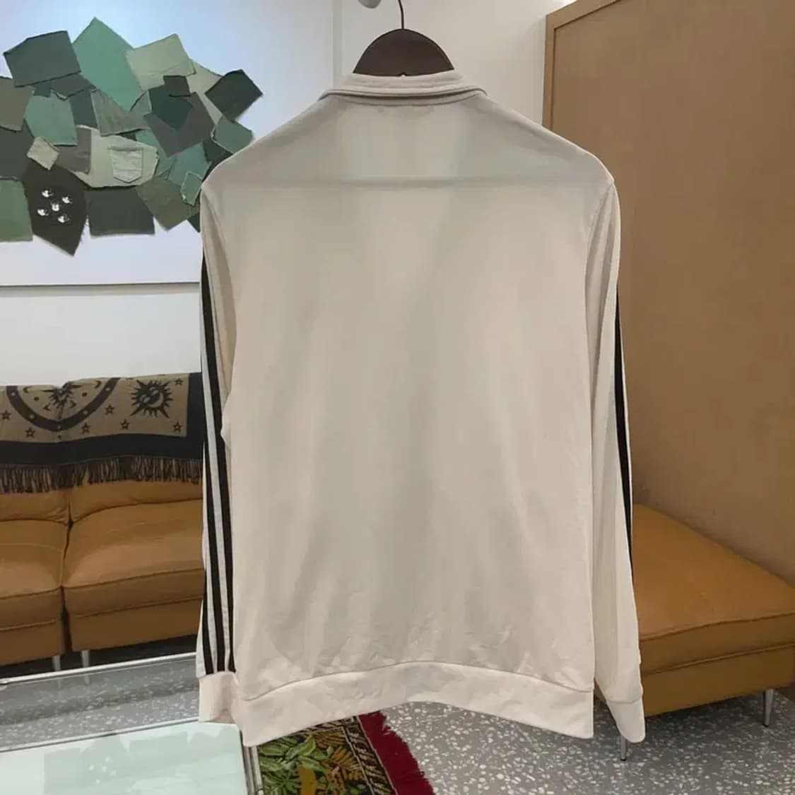 아디다스 삼선로고 화이트 트랙탑 져지 집업 100 C06221 상품이미지4