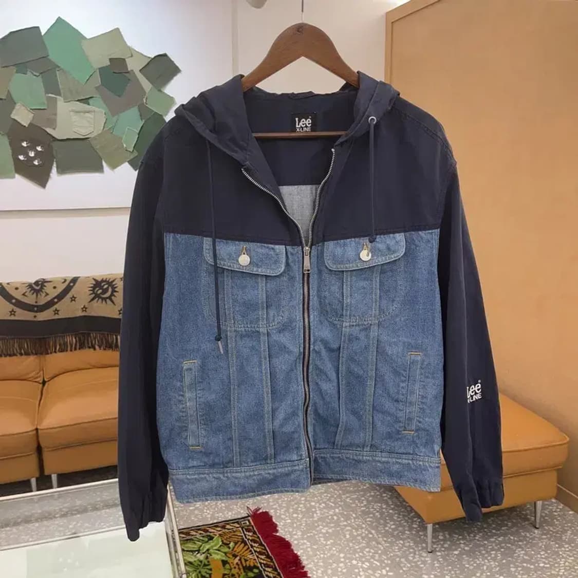 리 LEE X-LINE 캐주얼 데님 후드 청자켓 95 C06141 상품이미지3