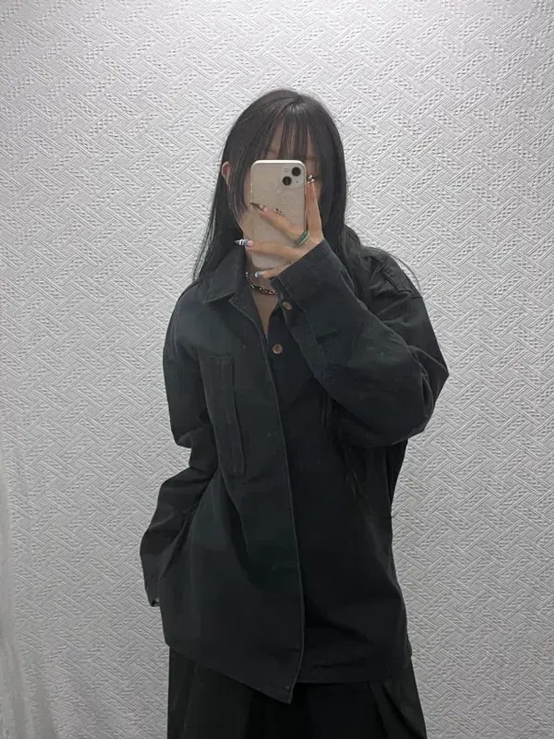 나이키 올드스쿨 암패치 블루종 워크 자켓 110 C06259 상품이미지1