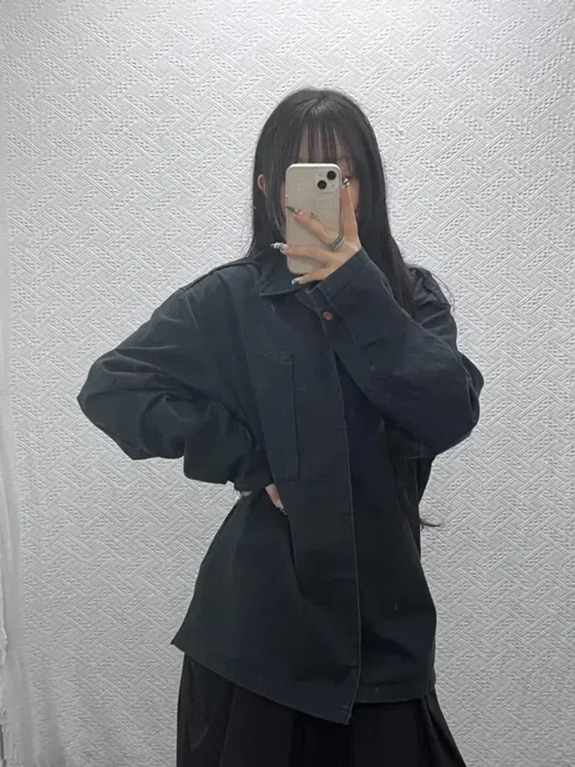 나이키 올드스쿨 암패치 블루종 워크 자켓 110 C06259 상품이미지2