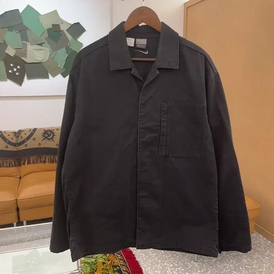 나이키 올드스쿨 암패치 블루종 워크 자켓 110 C06259 상품이미지3