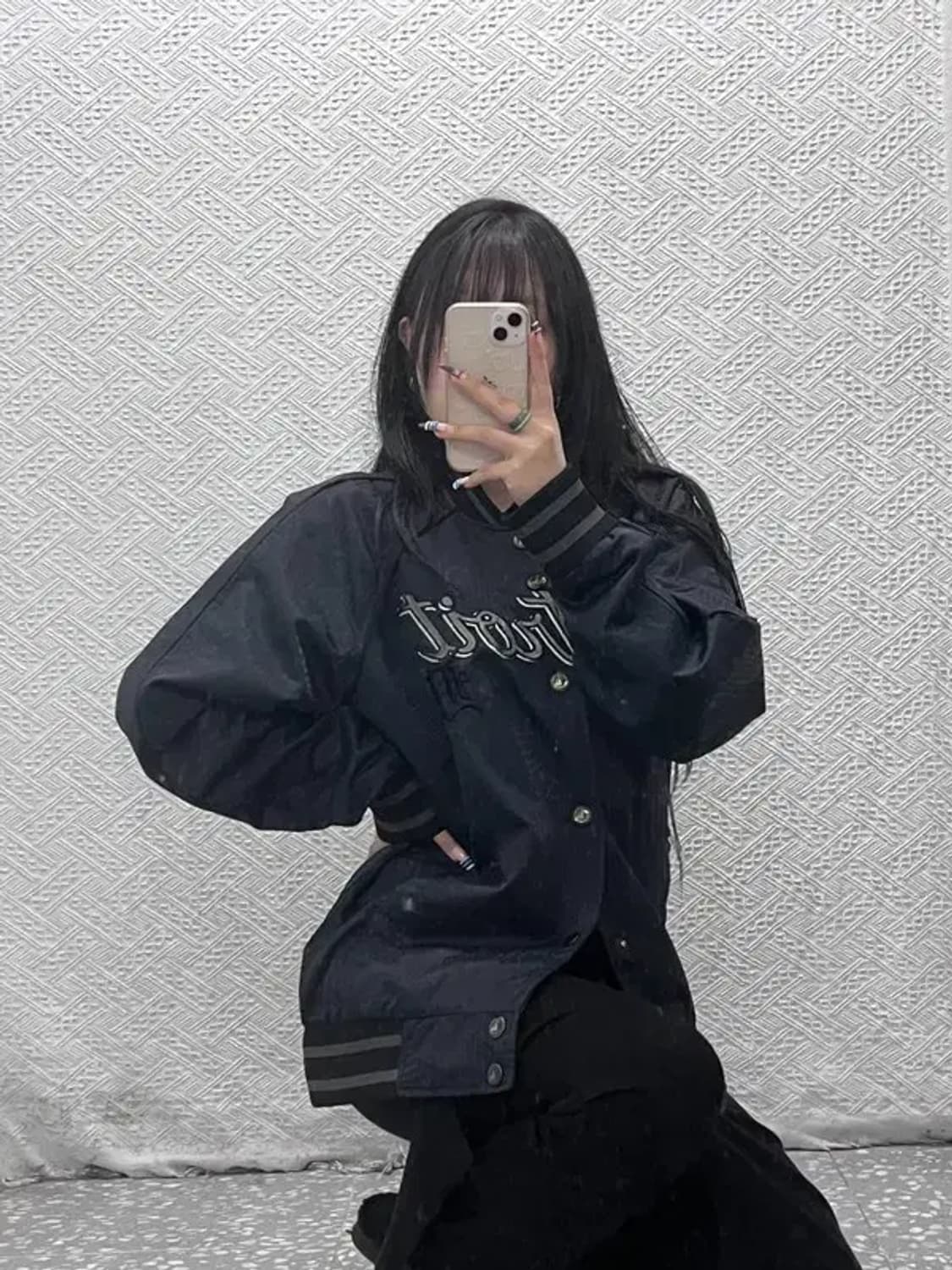 MLB 티트로이트 해골 오버핏 바시티 스타디움 자켓 105 C06330 상품이미지1