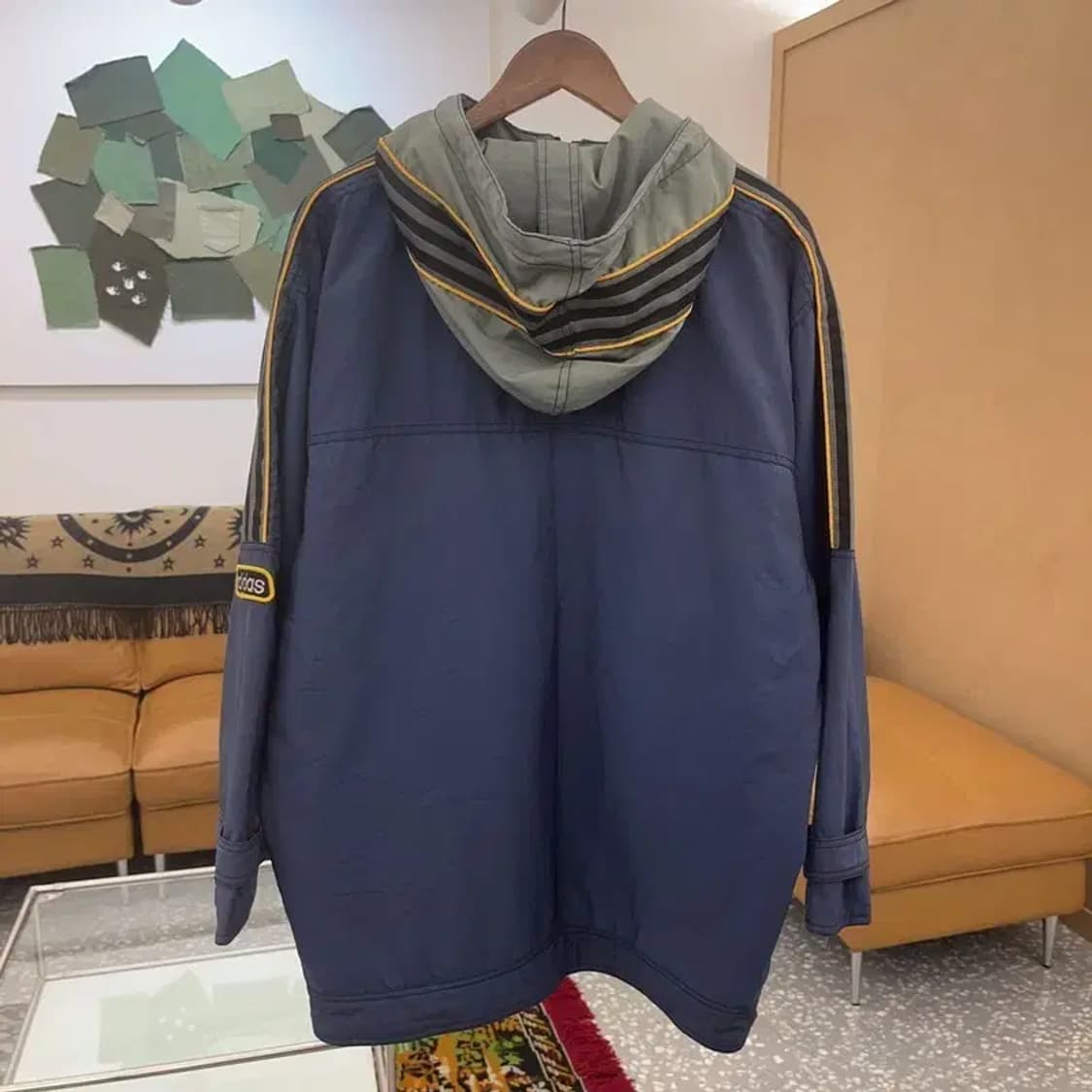 아디다스 90s 제우교역 올드스쿨 아노락 바람막이 105 C06098 상품이미지4