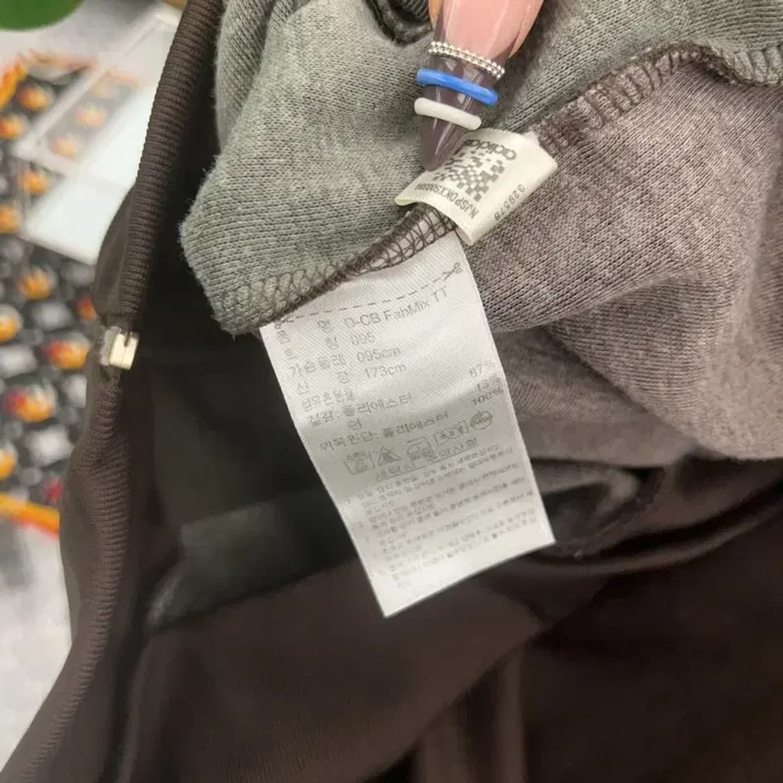 아디다스 Y2K 올드스쿨 팹믹스 카키초코 바람막이 자켓 95 C07879 상품이미지6