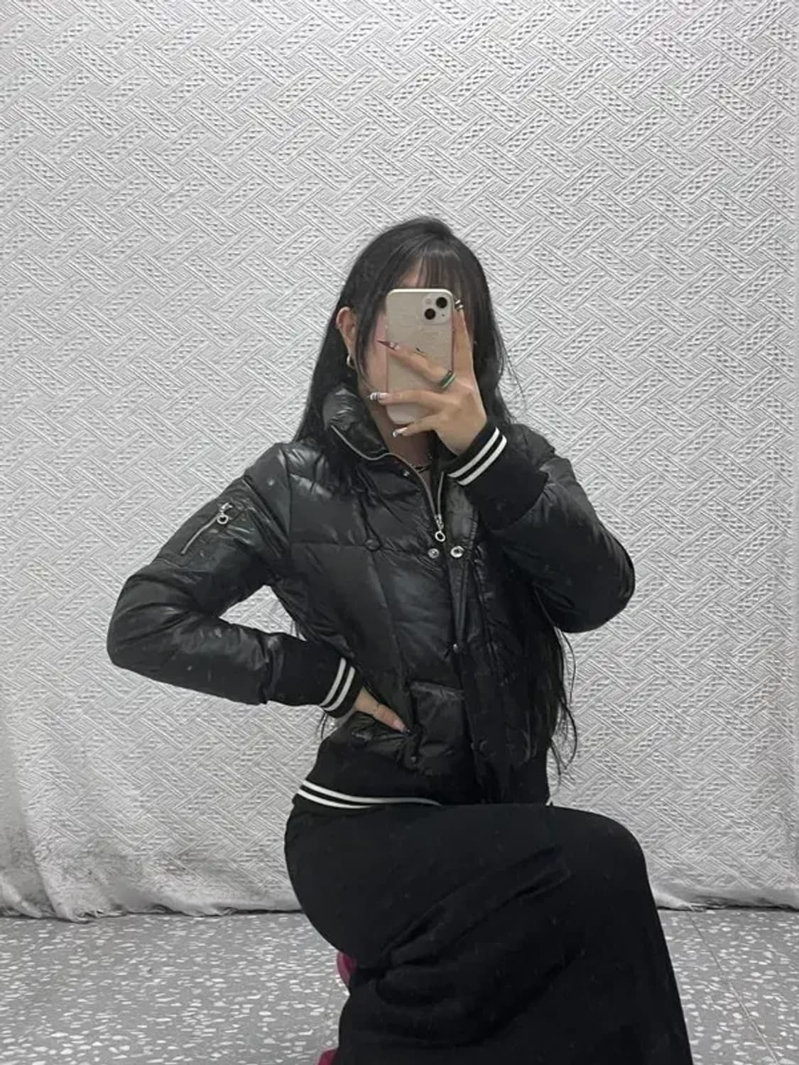 엄브로 올드스쿨 Y2K 빈티지 숏패딩 L C07882 상품이미지1