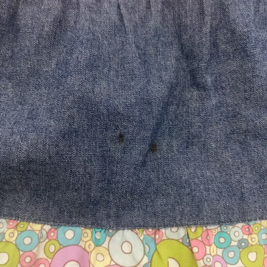 빈티지 모리걸 보헤미안 플라워 패치워크 롱스커트 26인치 C07904 상품이미지5