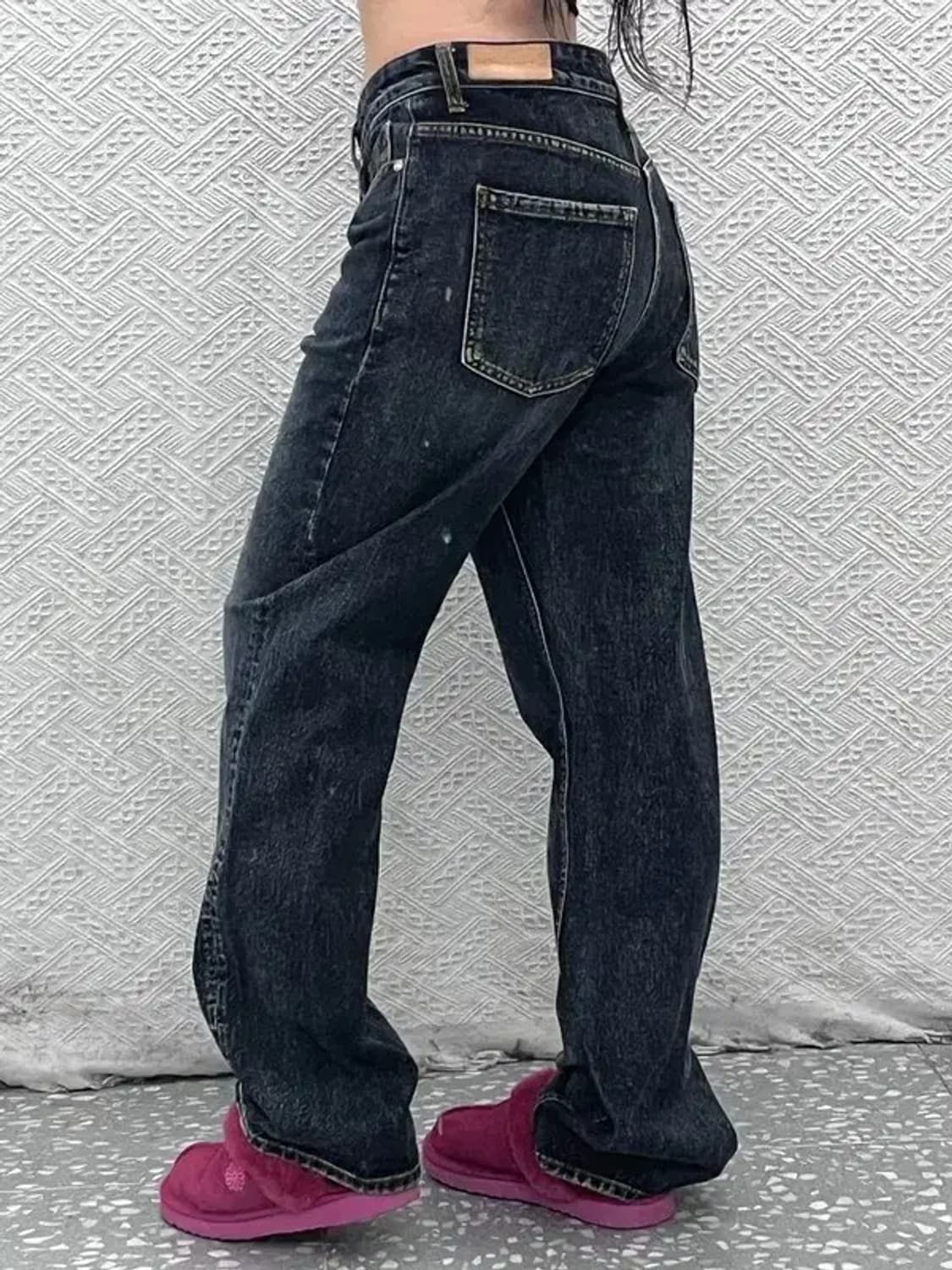 피스워커 올드스쿨 빈티지 모던캐주얼 워싱 데님팬츠 30인치 C07907 상품이미지1