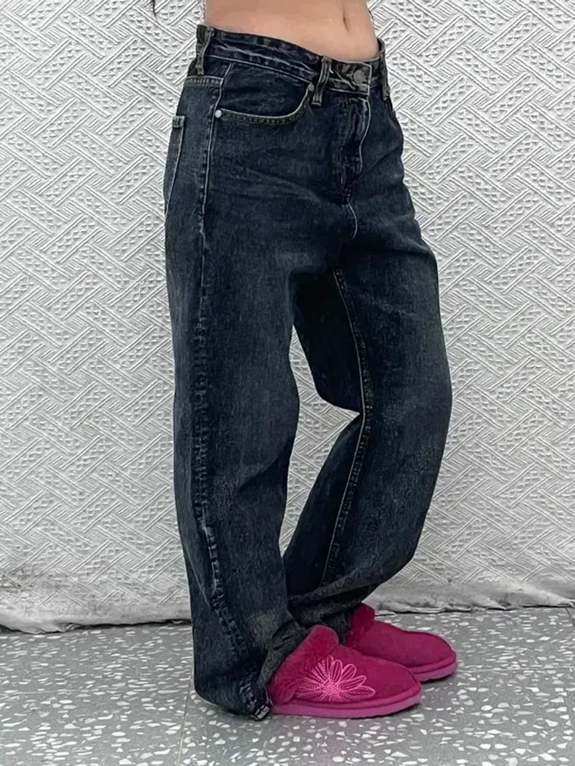 피스워커 올드스쿨 빈티지 모던캐주얼 워싱 데님팬츠 30인치 C07907 상품이미지2