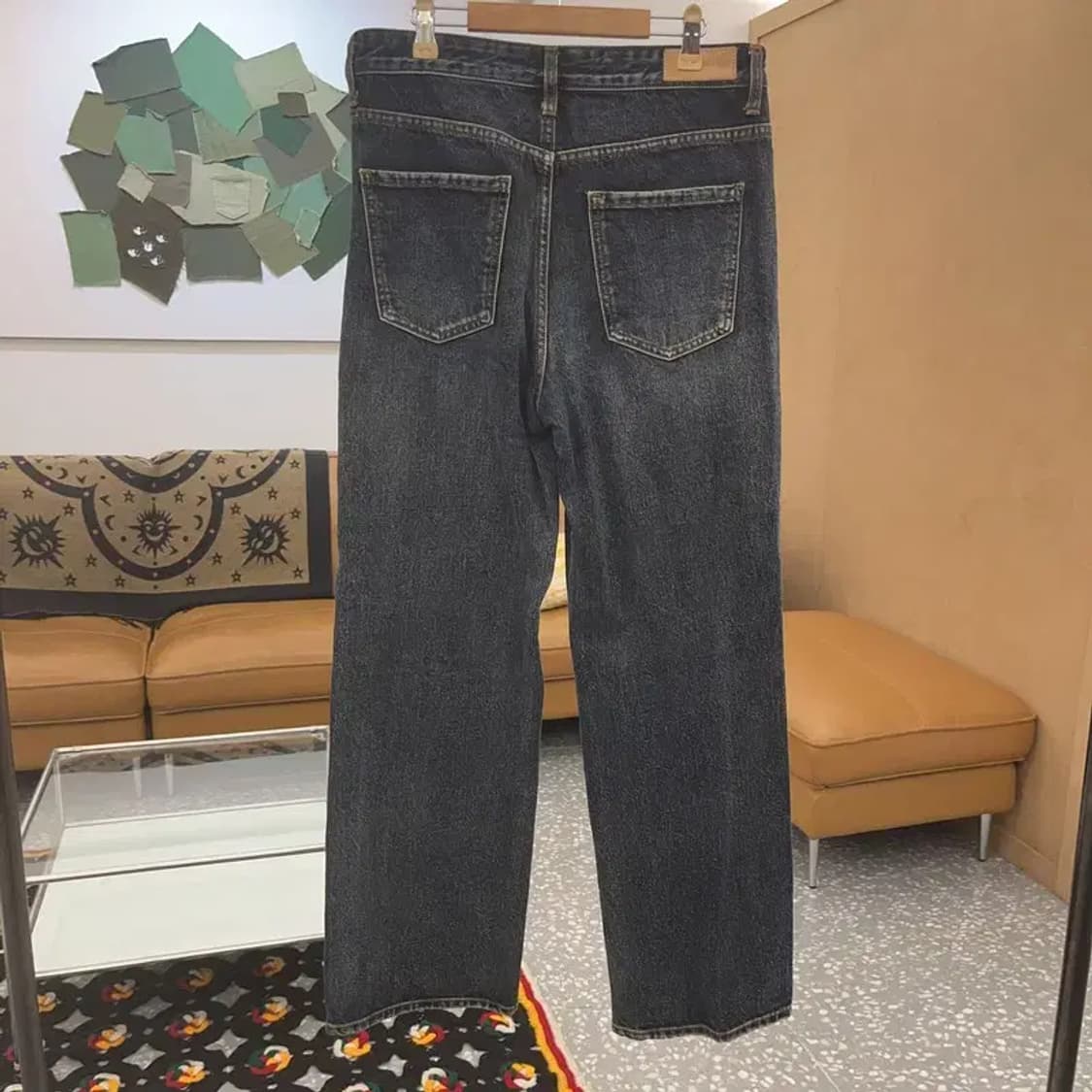 피스워커 올드스쿨 빈티지 모던캐주얼 워싱 데님팬츠 30인치 C07907 상품이미지4