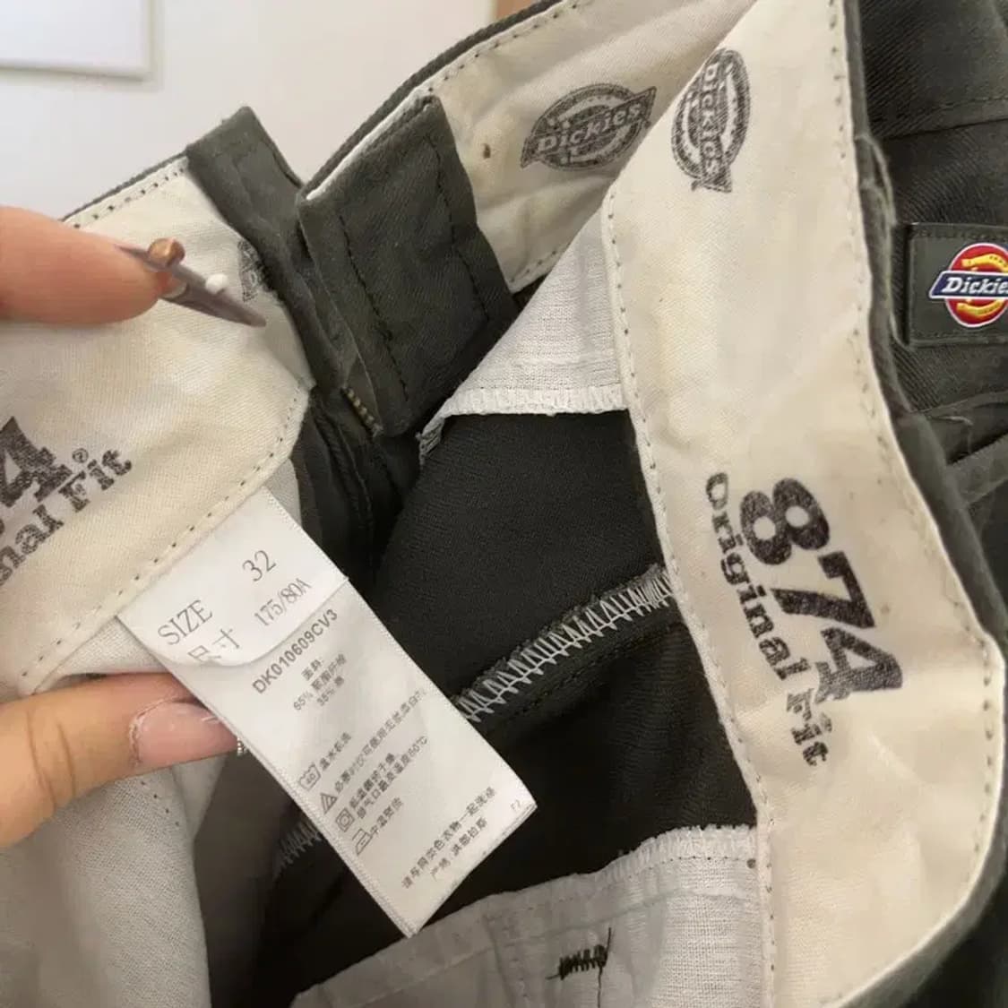 디키즈 모던시크 캐주얼 슬랙스 면바지 32인치 C07909 상품이미지6