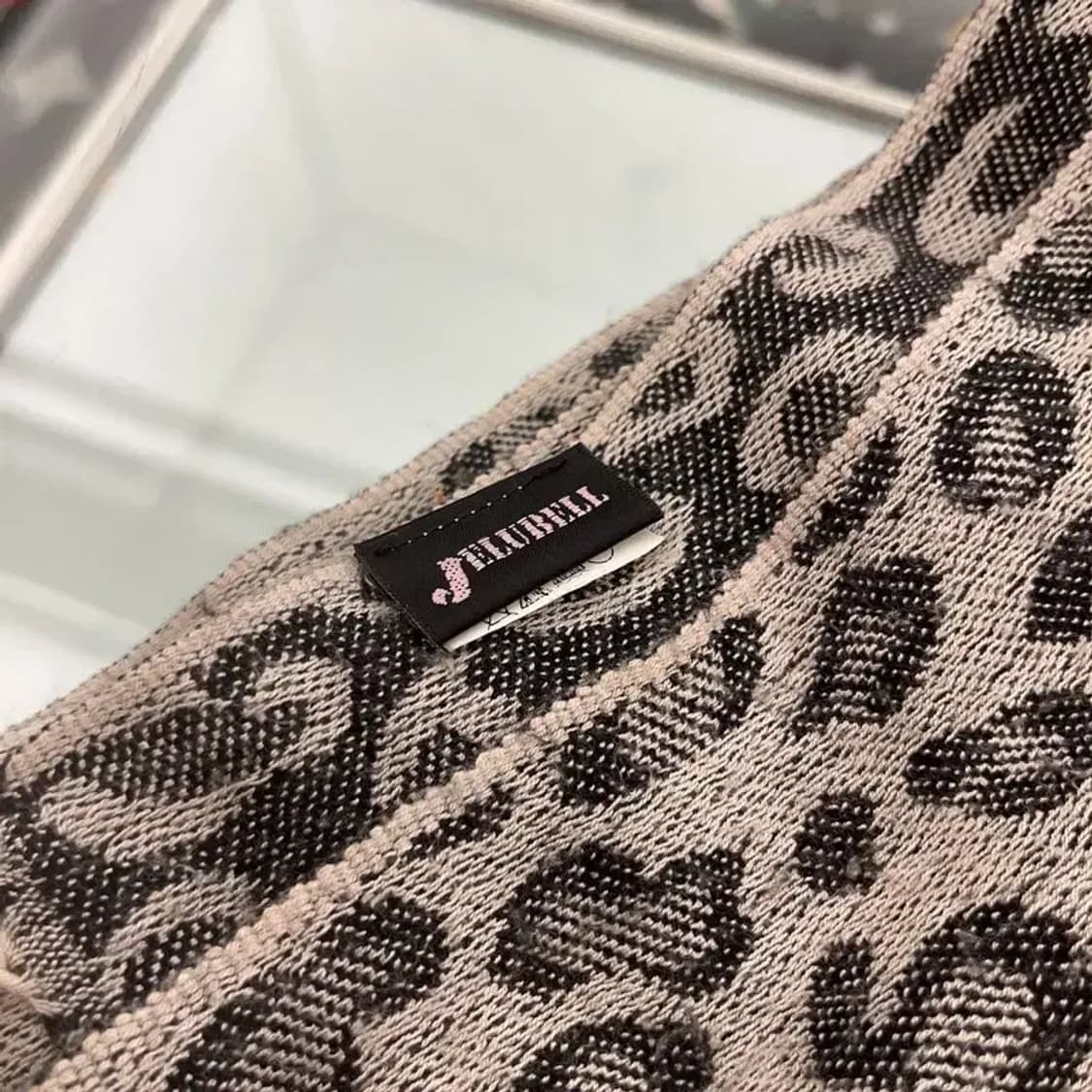 빈티지 갸루모리 호피 레오파드 스카프 머플러 C07913 상품이미지4