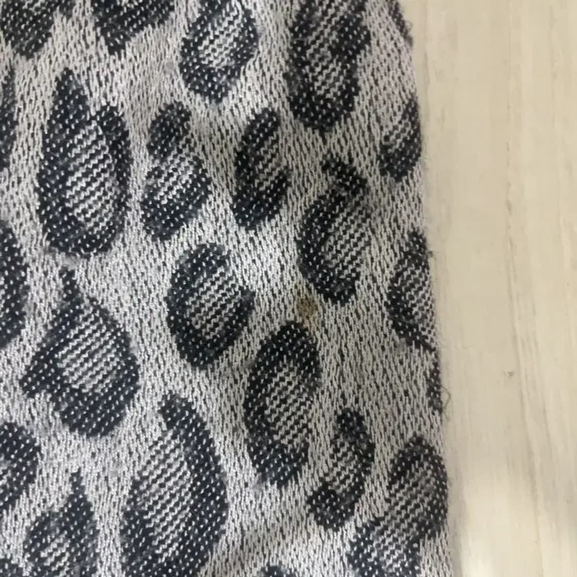 빈티지 갸루모리 호피 레오파드 스카프 머플러 C07913 상품이미지5