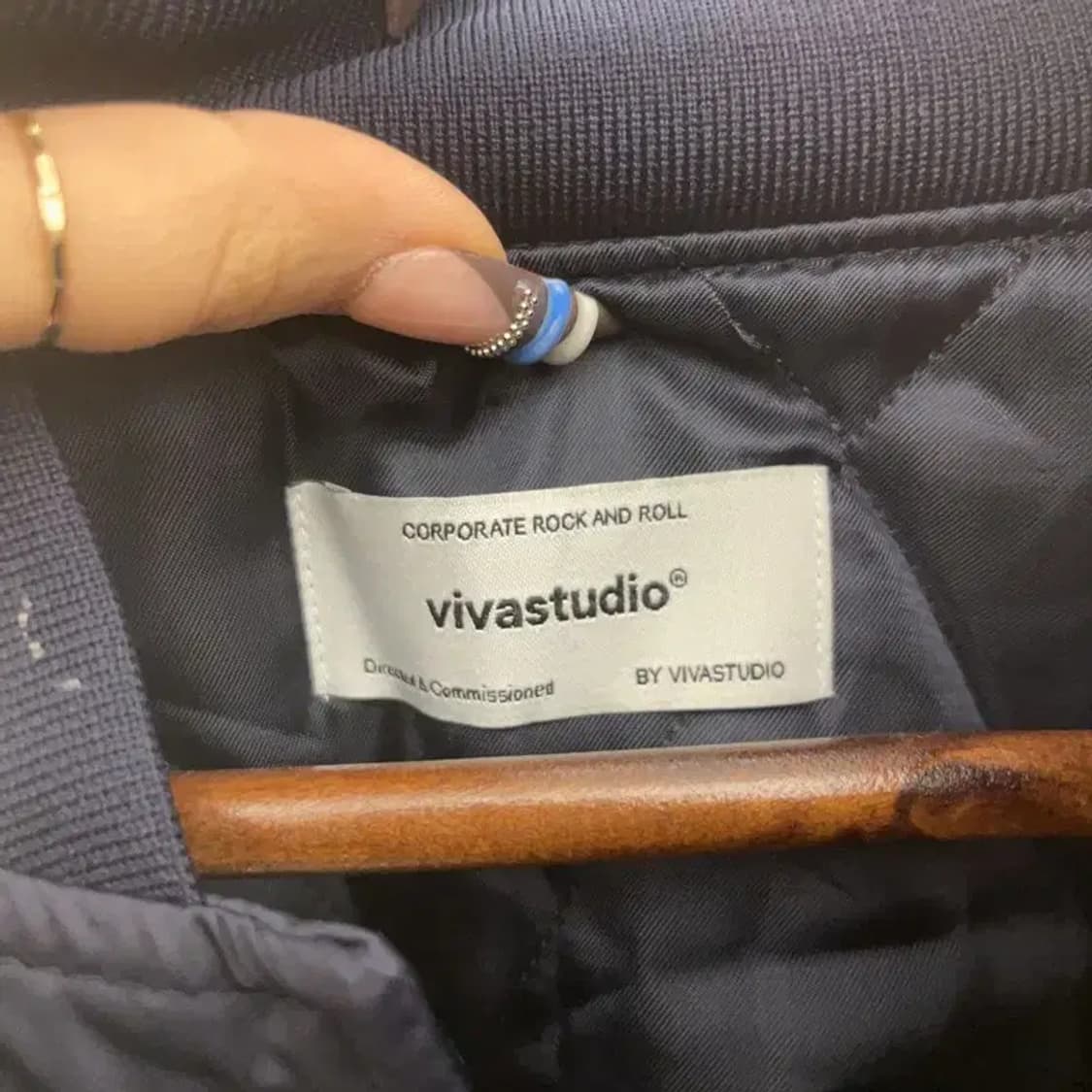 비바스튜디오 올드스쿨 스트릿힙합 스타디움 바시티자켓 L C07884 상품이미지5