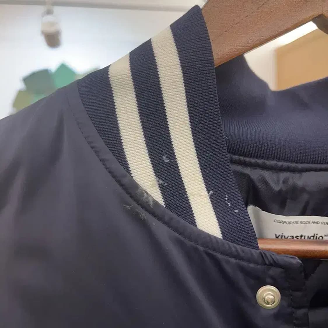 비바스튜디오 올드스쿨 스트릿힙합 스타디움 바시티자켓 L C07884 상품이미지7