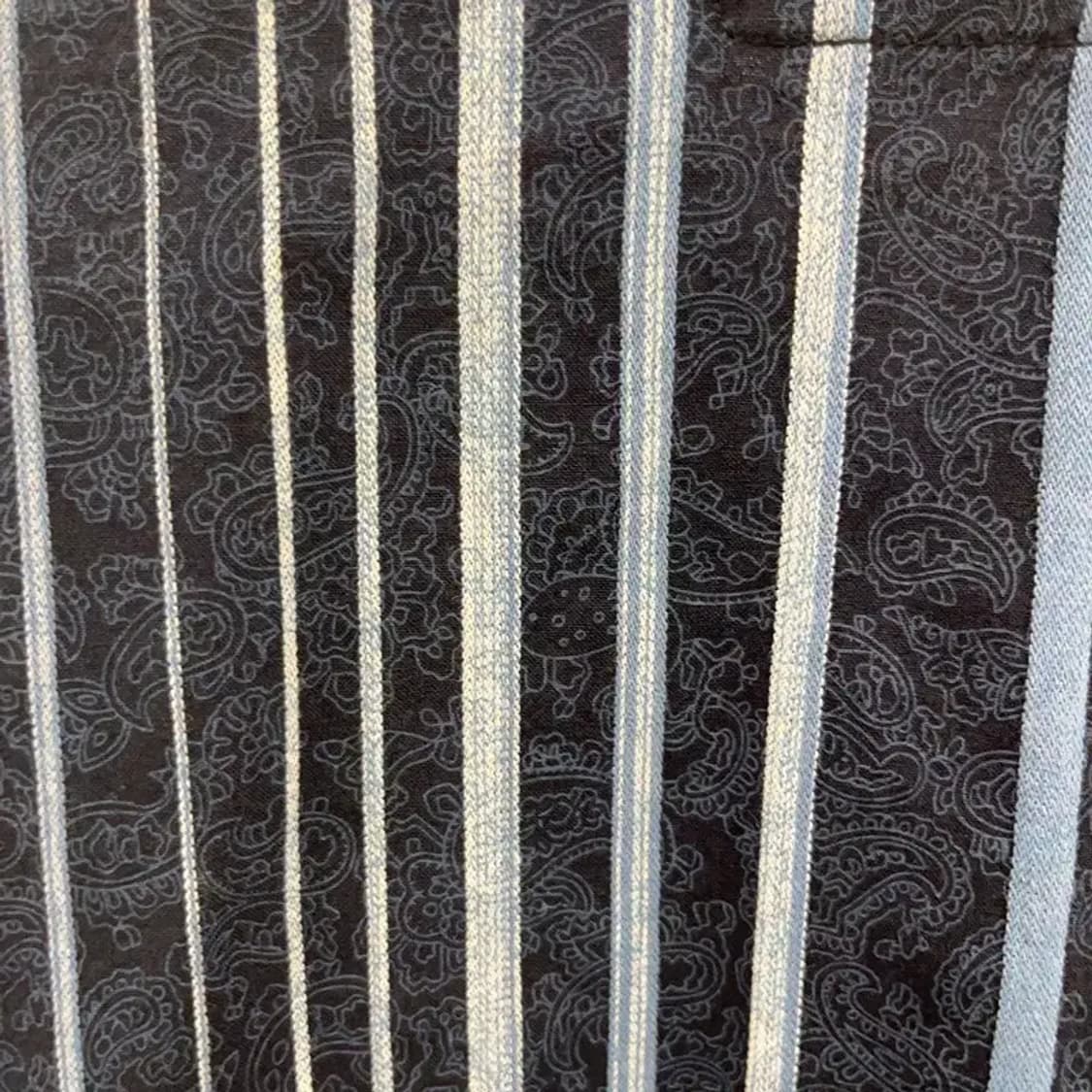 할리 데이비슨 올드스쿨 스트릿 페이즐리 스트라이프 셔츠 L C07886 상품이미지5