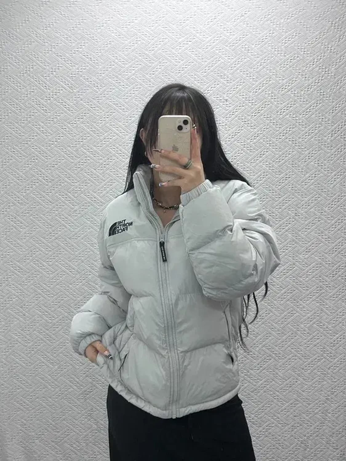 노스페이스 눕시 온볼 레트로 빈티지 패딩 자켓 M C07902 상품이미지1