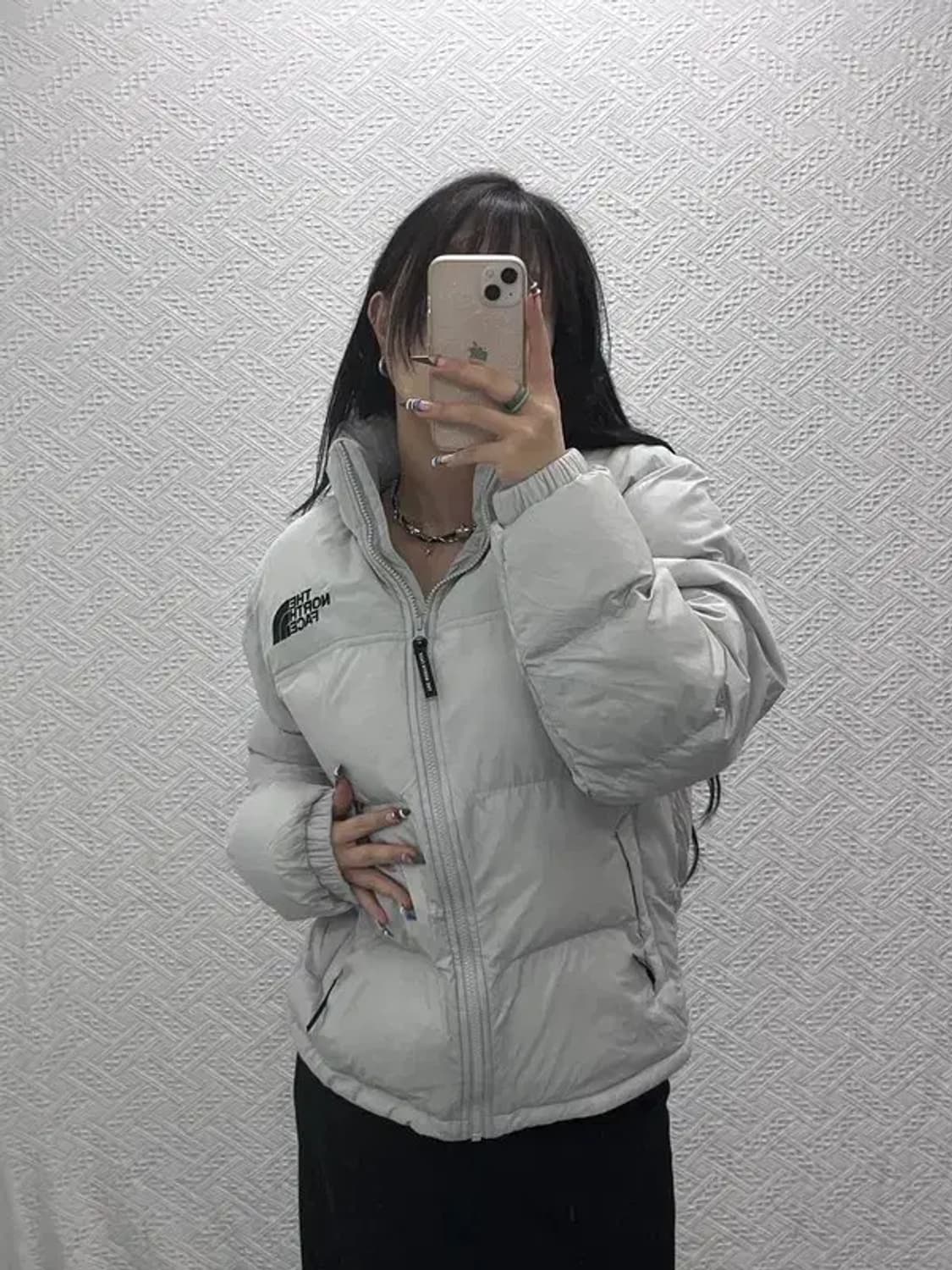 노스페이스 눕시 온볼 레트로 빈티지 패딩 자켓 M C07902 상품이미지2