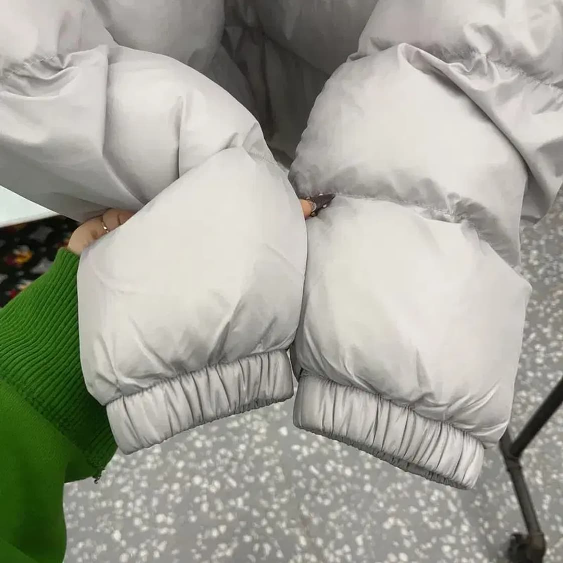 노스페이스 눕시 온볼 레트로 빈티지 패딩 자켓 M C07902 상품이미지7