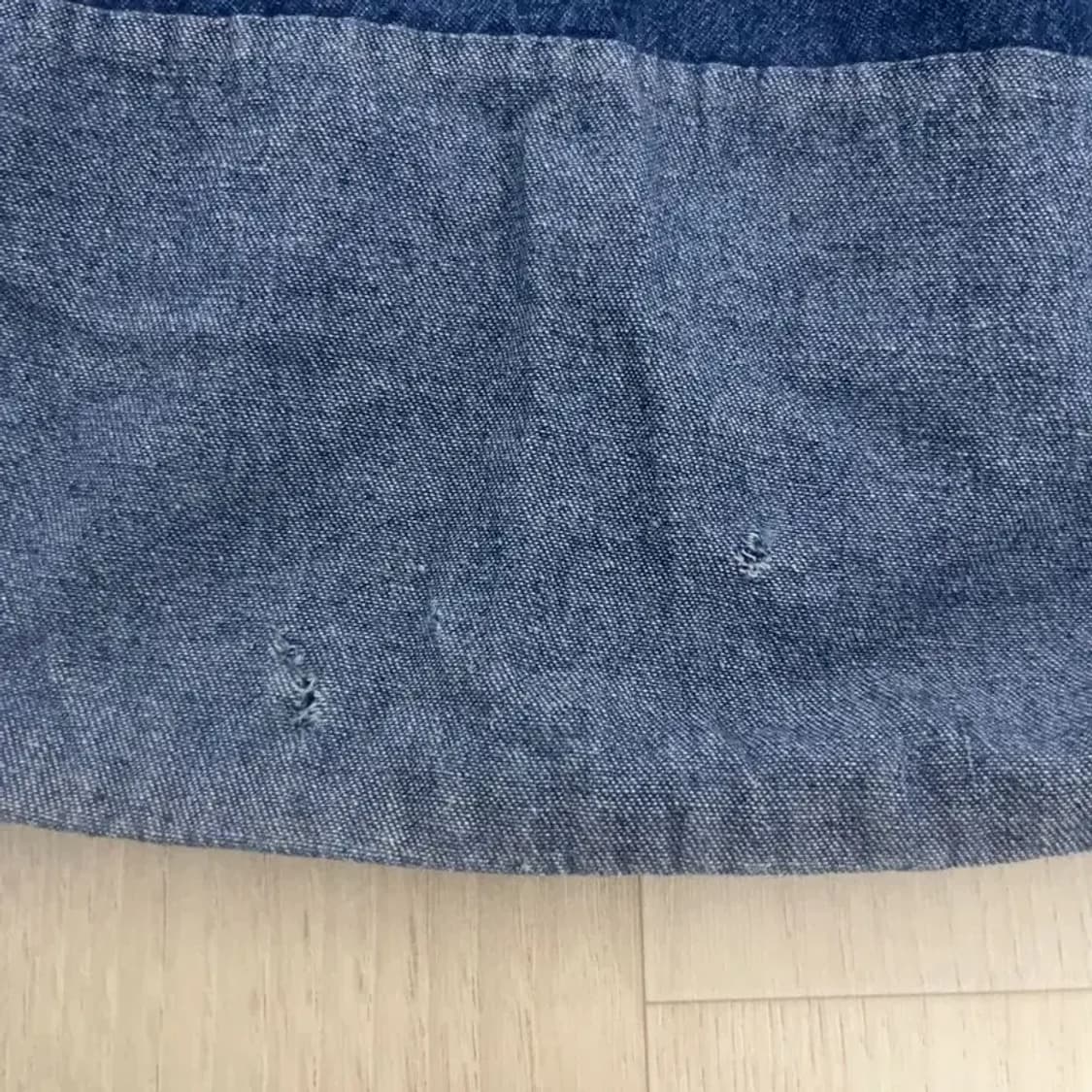 빈티지 모리걸 키치 캉캉 플레어 데님 롱스커트 25인치 C07905 상품이미지5