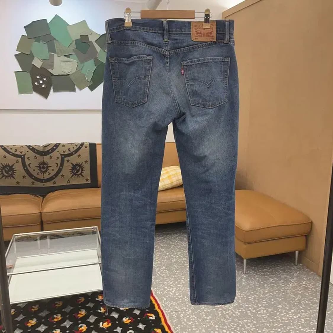 리바이스 빈티지 캐주얼 워싱 데님팬츠 31인치 C07908 상품이미지4